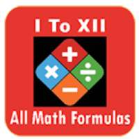 1 To 12th Math Formulas on 9Apps