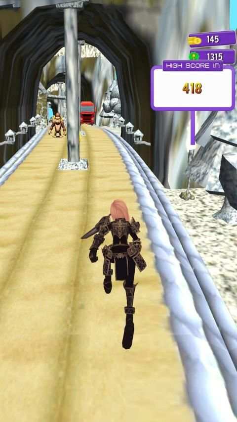 Jungle Princess Running Game - Endless Running screenshot 1