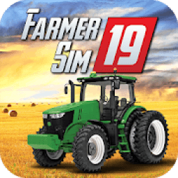 Farm Sim 2019 - Tractor Farming Simulator 3D आइकन