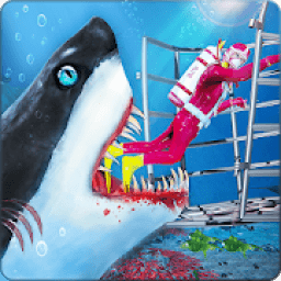 Shark Attack Game Simulator:Big Shark Games आइकन
