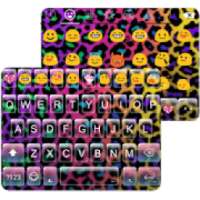 Rainbow Cheetah Emoji Keyboard