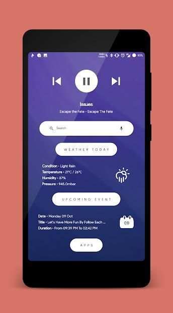 MateriAsh for KWGT/KLWP screenshot 8