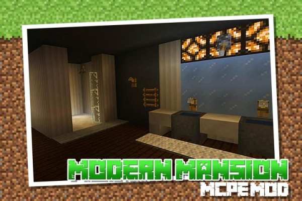 Modern Mansion MCPE Map screenshot 3