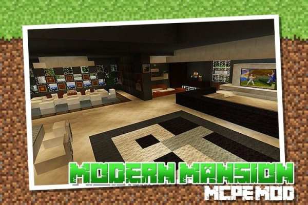 Modern Mansion MCPE Map screenshot 6