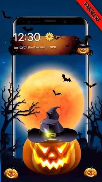 Parallex Halloween Pumpkin Theme screenshot 4