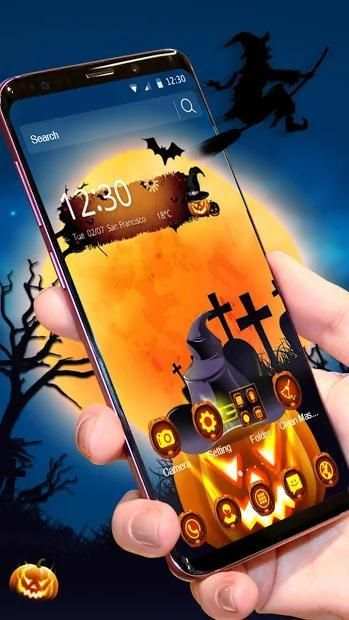 Parallex Halloween Pumpkin Theme screenshot 3