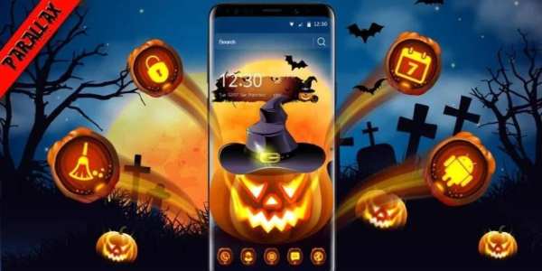 Parallex Halloween Pumpkin Theme screenshot 1