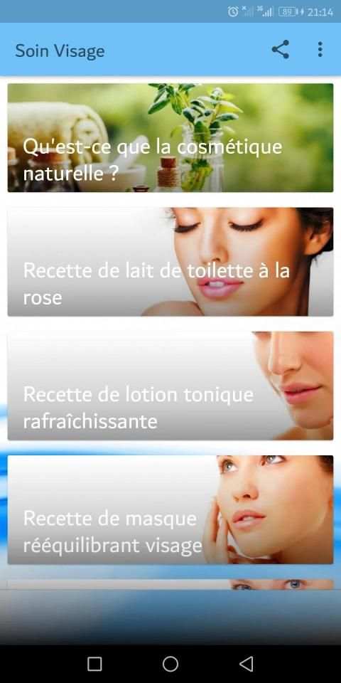 Soins Visage Naturel Fait Maison screenshot 6