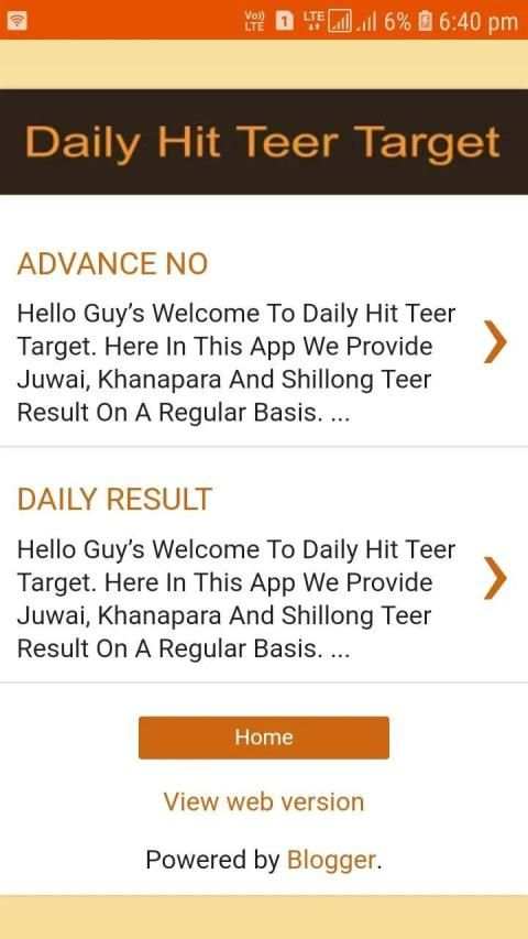 Daily Teer Hit Target screenshot 6