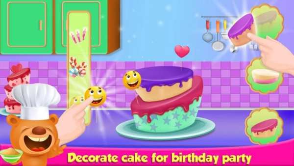 Birthday Party Celebrations: Pets Cooking Fun Game screenshot 5
