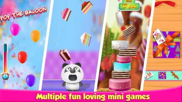 Birthday Party Celebrations: Pets Cooking Fun Game screenshot 1