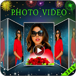 New Year Video Maker - Photo To Video Maker आइकन