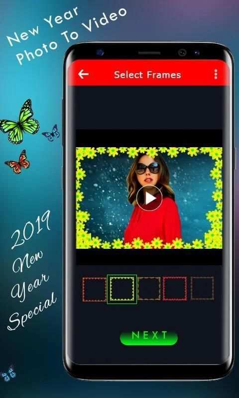 New Year Video Maker - Photo To Video Maker स्क्रीनशॉट 2
