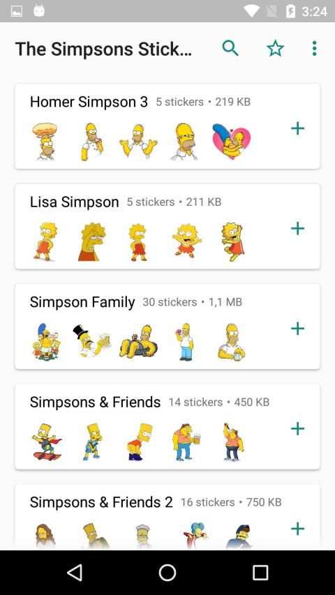 The Simpsons Stickers * WhatsApp WAStickerApps screenshot 5