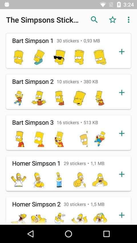 The Simpsons Stickers * WhatsApp WAStickerApps screenshot 6
