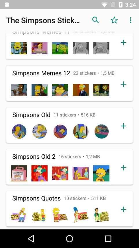 The Simpsons Stickers * WhatsApp WAStickerApps screenshot 4