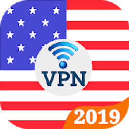 VPN USA- Free VPN Proxy 2019 &amp; WiFi Security icon