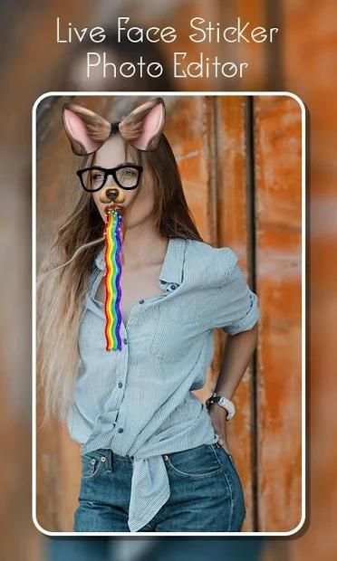Live Face Camera - Live Face Sticker &Photo Editor screenshot 6