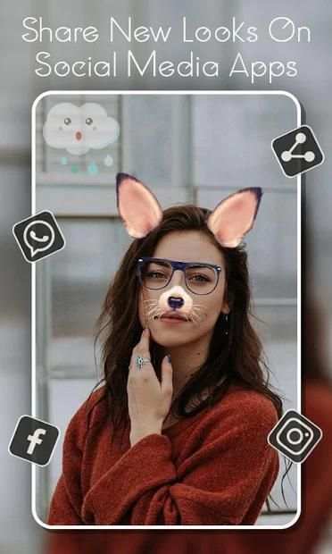 Live Face Camera - Live Face Sticker &Photo Editor screenshot 1