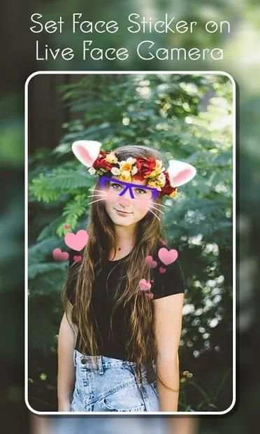 Live Face Camera - Live Face Sticker &Photo Editor screenshot 5