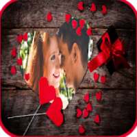 Romantic photo frames maker and love cards
