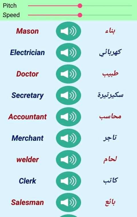 أهم الكلمات في اللغة الانجليزية- مع النطق"بدون نت"
‎ screenshot 1