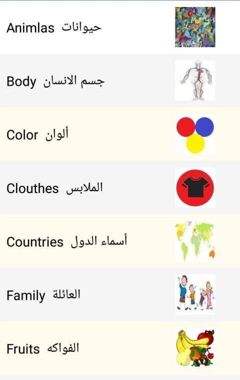 أهم الكلمات في اللغة الانجليزية- مع النطق"بدون نت"
‎ screenshot 6