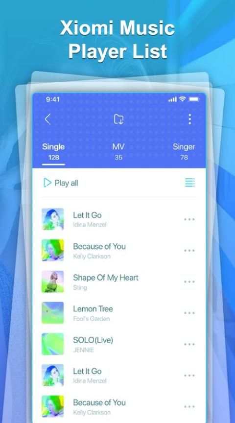 Xiomi Music Player screenshot 3