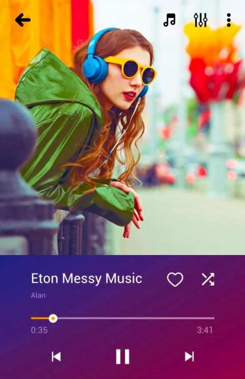 Folder Music Player Free - Music Folder स्क्रीनशॉट 2