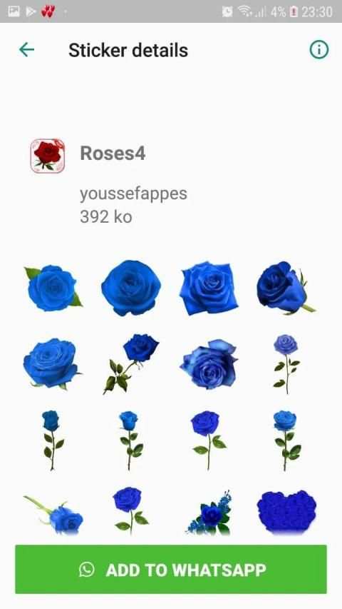Flower Stickers for Whatsapp - WAStickerApps screenshot 6