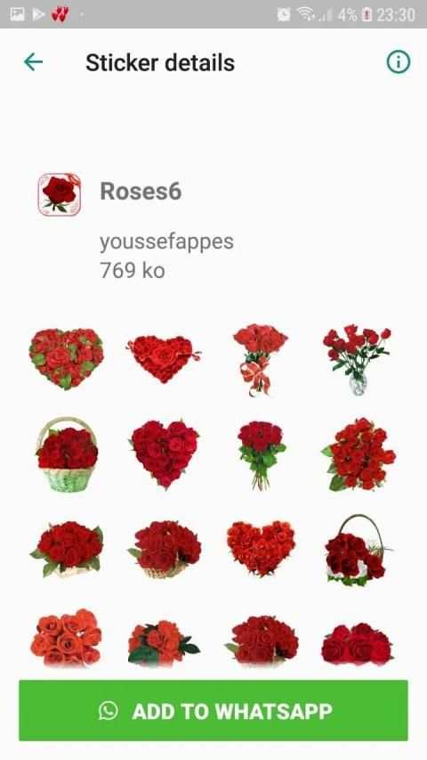 Flower Stickers for Whatsapp - WAStickerApps screenshot 1