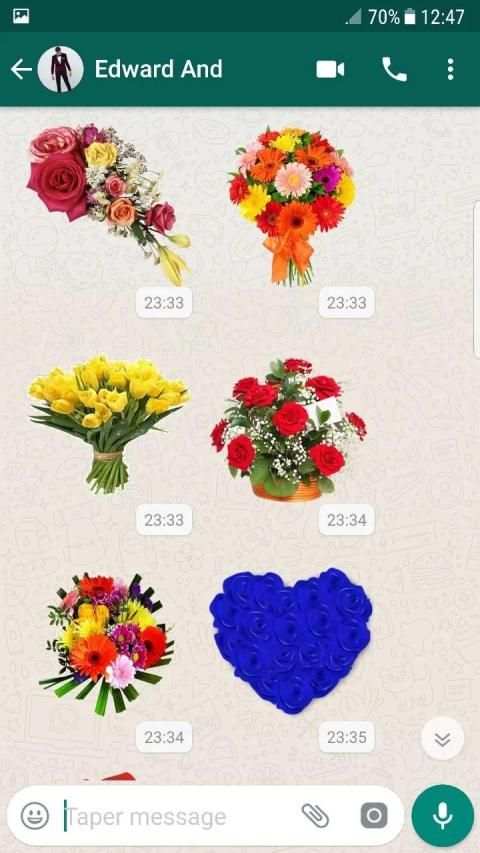 Flower Stickers for Whatsapp - WAStickerApps screenshot 7