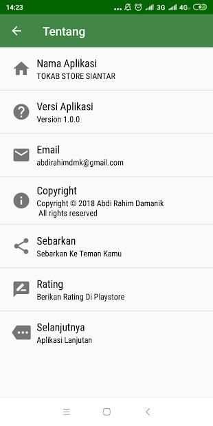 TOKAB STORE SIANTAR screenshot 1