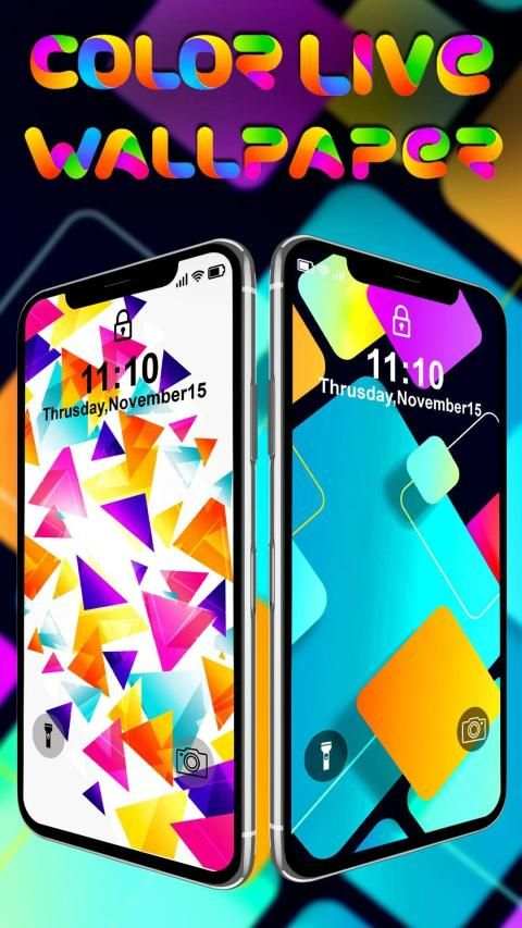 Color Block APUS Live Wallpaper स्क्रीनशॉट 4