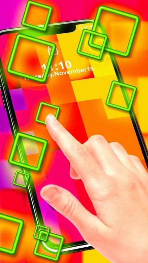 Color Block APUS Live Wallpaper स्क्रीनशॉट 5