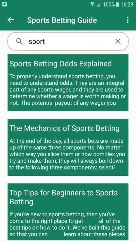 Best Sport Bet Guide | 365 स्क्रीनशॉट 2