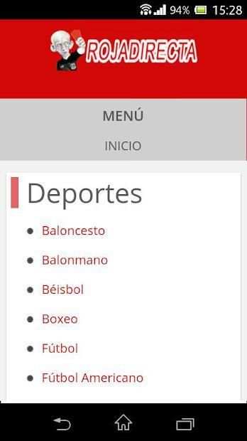 RojaDirecta Pro screenshot 1