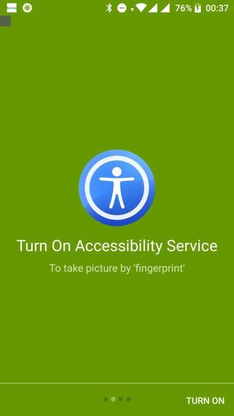 Fingerprint Camera shutter स्क्रीनशॉट 1