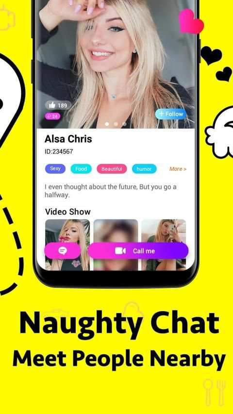 GoLive - Naughty Live Video Call with Hot Girls 2 تصوير الشاشة