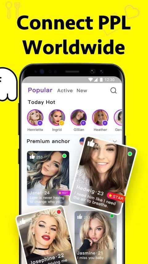 GoLive - Naughty Live Video Call with Hot Girls 1 تصوير الشاشة