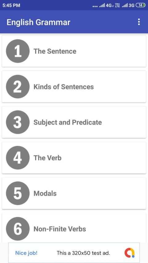 Lucent English Grammar Offline Book स्क्रीनशॉट 3