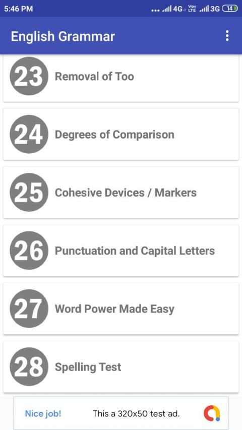 Lucent English Grammar Offline Book स्क्रीनशॉट 2