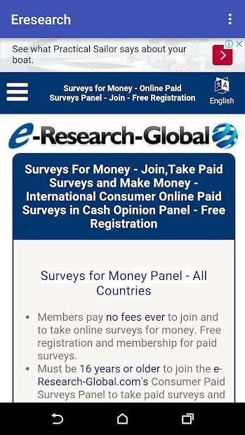 Paid Survey Cash screenshot 1