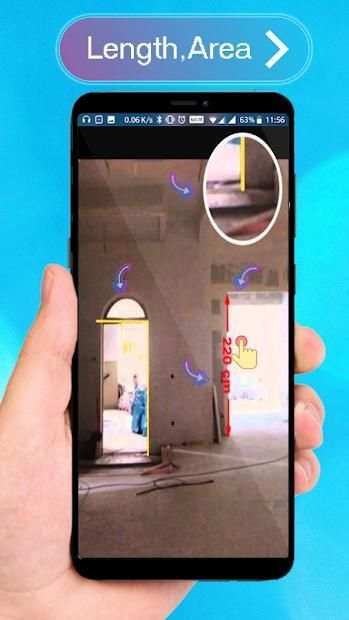 Measure Ruler Camera length in inches centimeters screenshot 2