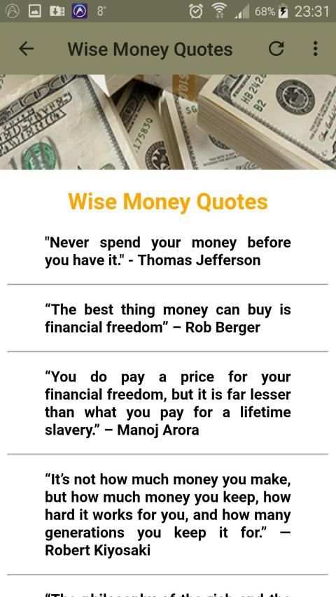 Wise Money Quotes स्क्रीनशॉट 16