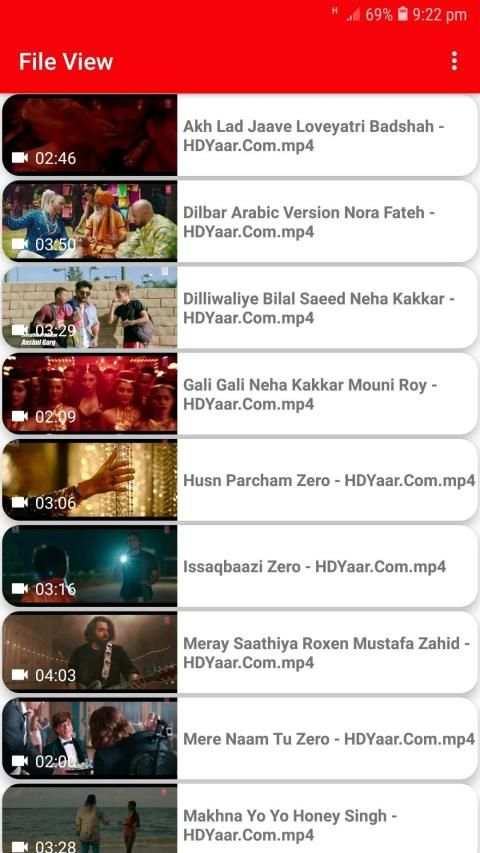 Video Player All Format स्क्रीनशॉट 1