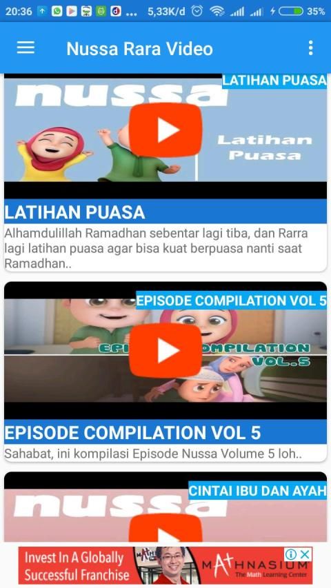 Nussa dan Rara Video स्क्रीनशॉट 2