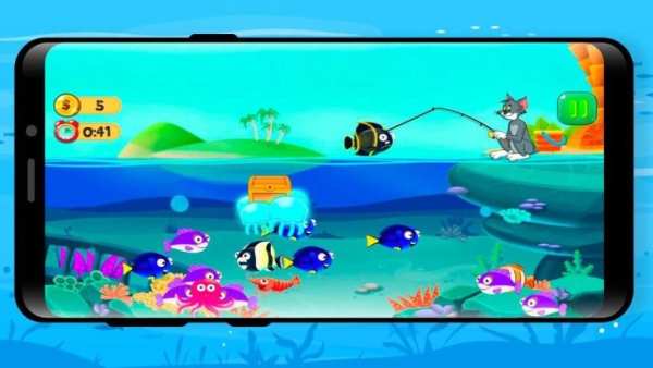 Tom Fishing Games स्क्रीनशॉट 1
