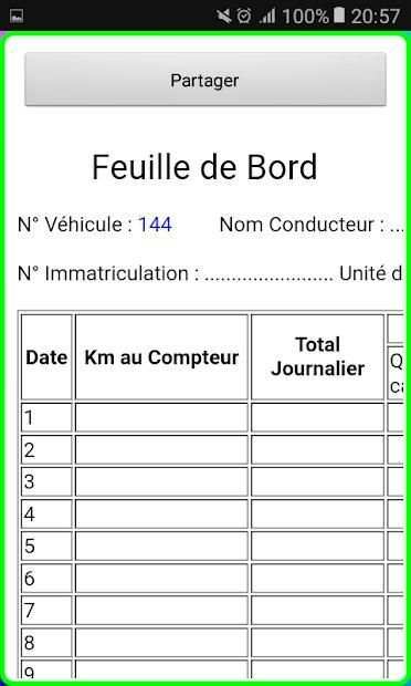 My Kilométrage screenshot 1