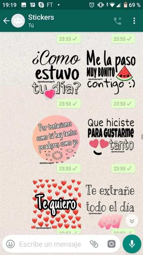 Stickers de amor y Piropos para WhatsApp * screenshot 5
